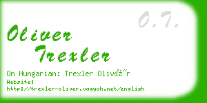 oliver trexler business card